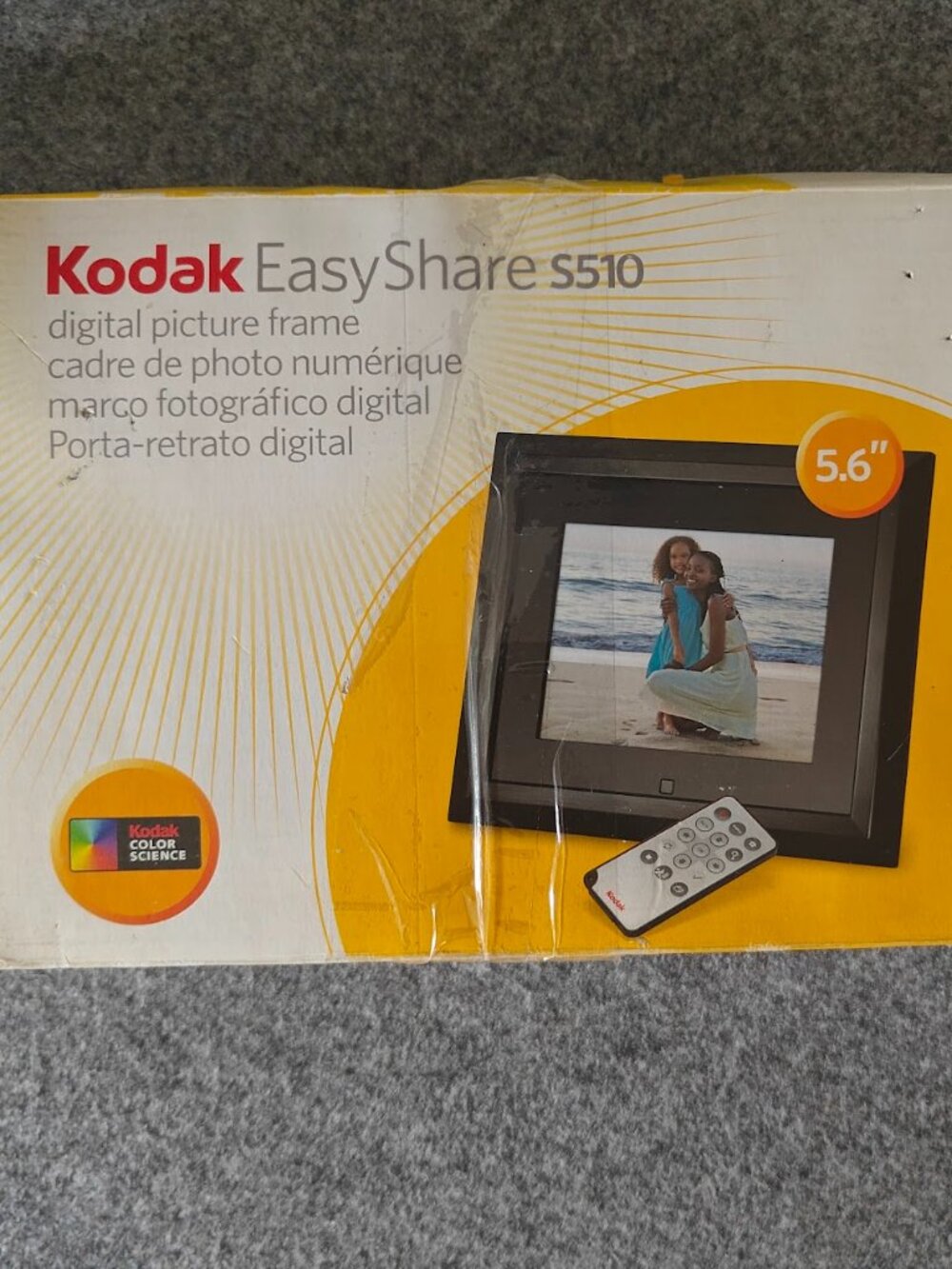 Kodak EasyShare S510 5.6" Digital Picture Frame New Open Box Photo Display
